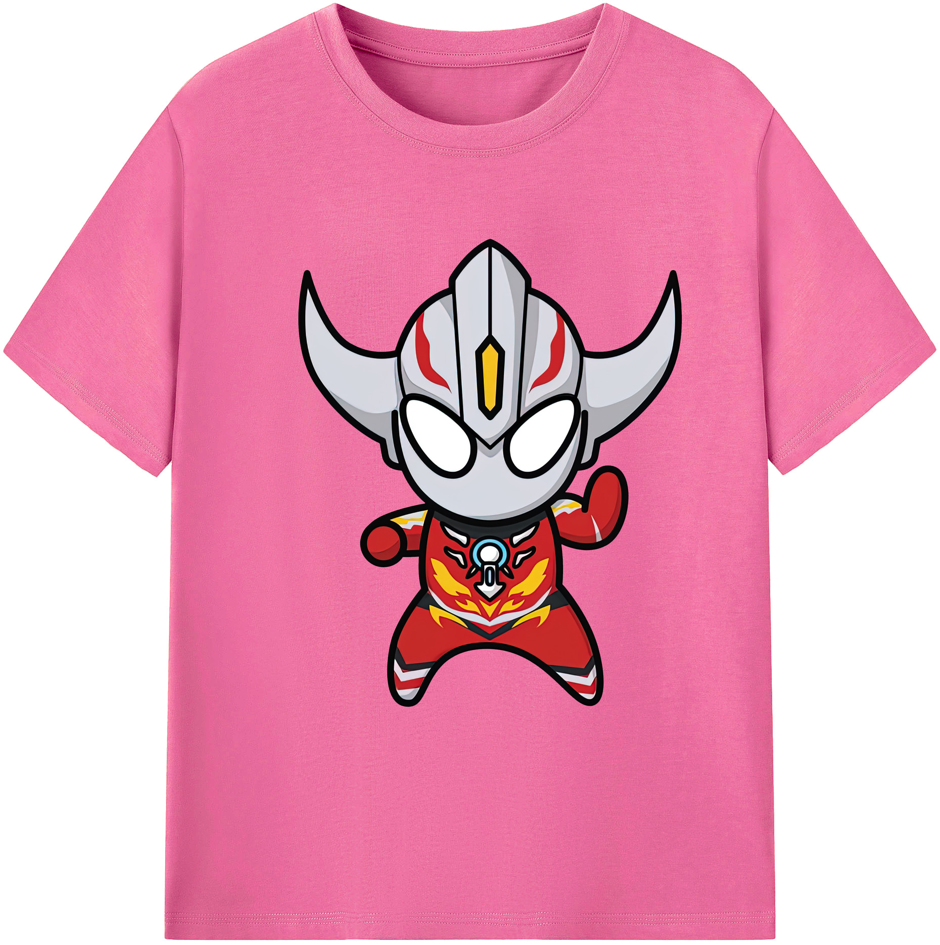 （画像用） ウルトラマン Ultraman レディースカジュアルプリントTシャツ（綿100％）